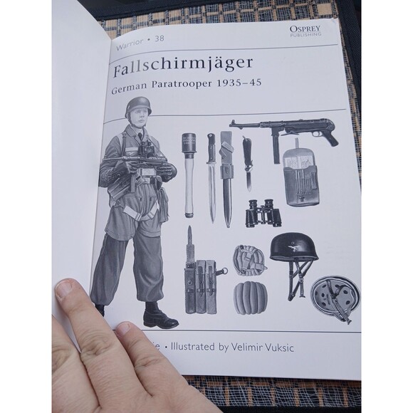 Osprey Warrior 38 Fallschirmjäger German Paratrooper 1935-45 Equipment Weapons - Picture 4 of 8